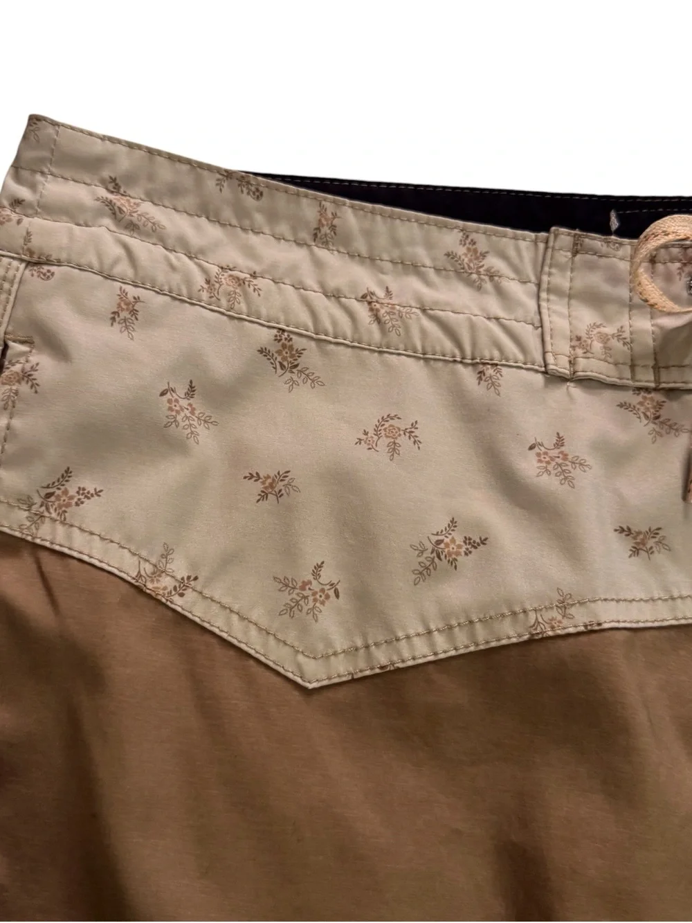 Howler Brothers Size 36 Brown Floral Swim Trunks Vacation Beach Outdoors
